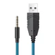 Наушники проводные игровые HOCO W102 gaming Cool tour подсветка LED черно синие - изображение 5