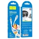 Кабель силиконовый HOCO UPA22 - 3.5mm to Type-C silicone digital audio conversion cable 1 метр белый - изображение 4