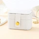 Шкатулка Casegrace SP-01244 White для колец и ювелирных изделий портативная компактная - изображение 3