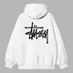 Теплий худі Stussy hoodie basic на флісі, Розмір М S0030HW - зображення 2