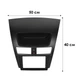 Переходная рамка 9" Lesko Mazda BT 50 2011-2020 (6536) Мазда - изображение 4