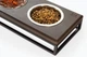 Три миски на подставке для кошек и собак Harley&Cho Lunch Bar Brown Wood+Black S (54x18cm/7cm/0.45 л) - изображение 4