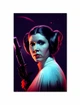 Постер плакат FNBK Лея Органа портрет (Star Wars, Звездные войны) 30x40 см - изображение 1