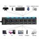 Док-станция XON SmartHub Switch 7хUSB3.0 Черный (UHASP070073B 5030) - изображение 4