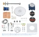Душова система прихованого монтажу з термостатом Grohe Grohtherm SmartControl (34705000) kr - изображение 4