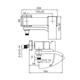 Смеситель для ванны с коротким изливом Koer KB-41007-05 (Цвет черный) (KR3455) - изображение 2