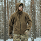 Куртка флісова Helikon-Tex Patriot Double Fleece Сoyote 3XL - зображення 13