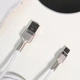 Кабель Baseus CAKF000102 Cafule Metal Data Type-C 66W 100см white - изображение 5