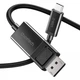 Кабель Choetech XCP-1803-BK, USB-C на DisplayPort, 1,8м - изображение 2