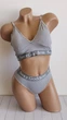 Комплект нижнего белья бюстгальтер топ и трусики New Style One Size S/М серый (2-224) - изображение 2