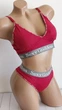 Комплект нижнего белья бюстгальтер топ и трусики New Style One Size S/М бордовый (2-224) - изображение 2