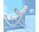Зарядний кабель швидкого заряджання USB/Lightning 12W hoco. U127 дисплей синхронізації акумулятора телефону concealed digital display Grey - зображення 4