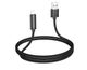 Зарядний кабель швидкого заряджання USB/Lightning 12W hoco. U127 дисплей синхронізації акумулятора телефону concealed digital display Black - зображення 2