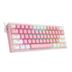 Клавіатура Redragon Fizz K616 Pro Pink-White RGB ENG - зображення 2