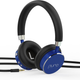 Бездротові навушники Puro Sound Labs BT2200s Сині Over Stоск - зображення 2