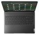 Ноутбук 16" Lenovo IdeaPad CB 16IAU7 Intel Pentium 8505 RAM 8GB SSD 512GB Chrome OS Алюміній - изображение 2