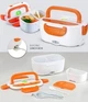 Ланч-бокс з підігрівом Electronic Lunchbox для їжі від мережі харчовий термос ланчбокс - зображення 2