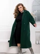 Двобортне пальто oversize ST-Style 42490 58-60 Зелене - зображення 2