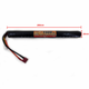 Аккумулятор Li-Ion 11.1V 1500mAh - stick 20-40C круглый, Т-коннектор (VBPower) (для страйкбола) - изображение 3