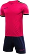Комплект футбольної форми дитячий Kelme SEGOVIA рожево-темно-синій 140 см 8351ZB3158.9914 - зображення 1