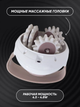 Антицелюлітний ручний масажер для тіла Massager with wheels new (WM-54) Білий - зображення 6