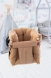 Підвісна тканинна дитяча гойдалка Comfort + Бежева - зображення 6