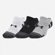 Набор мужских носков коротких Under Armour UA Performance Tech NS 1379503-011 L 3шт Серый (196884005702) - изображение 1