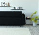 Диван офісний Tobi Sho Арне з підлокітниками 1880х700х740 мм, шкірзам Black/2230 - зображення 4