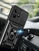 Чехол Hide Shield для Infinix Hot 30 Play NFC / X6835B противоударный бампер с подставкой Black - изображение 3