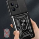 Чехол Hide Shield для Realme Note 50 / RMX3834 бампер противоударный с подставкой Black - изображение 4