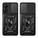 Чехол Hide Shield для OPPO Reno 8T бампер противоударный с подставкой Black - изображение 6