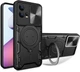 Чехол Magnetic Shield для Motorola Moto G72 бампер противоударный с подставкой Black - изображение 1