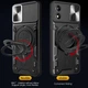 Чохол Magnetic Shield для Motorola Moto E13 протиударний бампер з підставкою Black - зображення 5