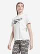 Футболка жіноча Reebok GR9380 XS Біла (4064057951278) - зображення 1
