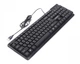 Клавиатура офисная Maxxter KBM-U01-UA, USB, Укр/Рус, пластик, черная - изображение 2