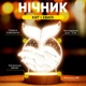 Світильник-нічник від USB "Кит і хвилі" - зображення 2