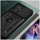Чехол Camshield c кольцом-подставкой на Motorola G54 black - изображение 5