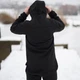 Мужская демисезонная Куртка Intruder SoftShell с капюшоном черная размер L - изображение 4