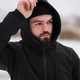 Мужская демисезонная Куртка Intruder SoftShell с капюшоном черная размер L - изображение 6