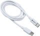 Kabel DPM USB-C - USB-C 1 m biały (5906881212653) - obraz 2