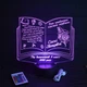 Именной светильник 3D, LED ночник учителю, подарок от учеников на выпускной (16 цветов свечения) под заказ (НЧ0031-1) - изображение 5