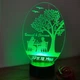 Акриловый светильник "Романтичный ужин в саду" 3D LED ночник на годовщину свадьбы (16 цветов свечения) под заказ (НЧ0040) - изображение 6