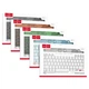 Клавіатура HOCO S55 Transparent Discovery edition wireless BT keyboard Space White - изображение 4