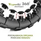 Хула-хуп з обважнювачем HMS HHW12 Plus Size чорний - изображение 9