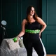 Хула-хуп з обважнювачем HMS HHW12 Plus Size зелений - изображение 10