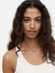 Боди-майка женская H&M A2010-1164793 M Молочная (8462481971) - изображение 6