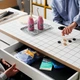 Письмовий стіл IKEA Мікке, білий, антрацит, 105x50 см, 104.898.39 - зображення 12