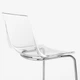 Стул IKEA ТОБИАС, прозрачный, хромированный, 803.496.71 - изображение 4