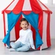 Палатка IKEA CIRKUSTÄLT красный, белый 705.813.64 - изображение 6