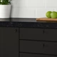 Ручка меблева IKEA ХАККОС, антрацит, 15 мм, 803.397.90 - зображення 5